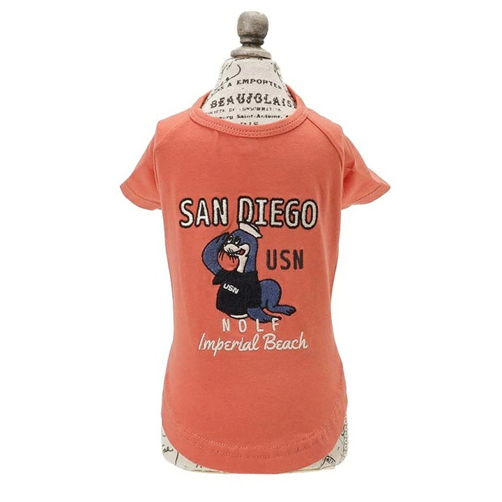 アヴィレックス AVIREX サンディエゴシーライオンT【犬服 ドッグウエア ウエア トップス Tシャツ 半袖 カジュアル】