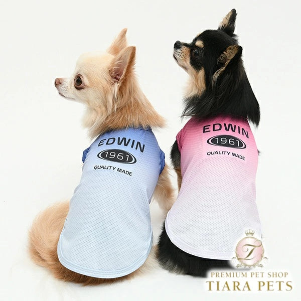 エドウイン EDWIN グラデフェードメッシュタンク【犬服 ドッグウエア ウエア トップス タンクトップ カジュアル】