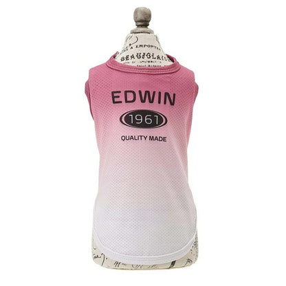 エドウイン EDWIN グラデフェードメッシュタンク【犬服 ドッグウエア ウエア トップス タンクトップ カジュアル】