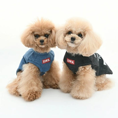 エドウイン EDWIN ビンテージカジュアルタンク【犬服 ドッグウエア ウエア トップス タンクトップ カジュアル】