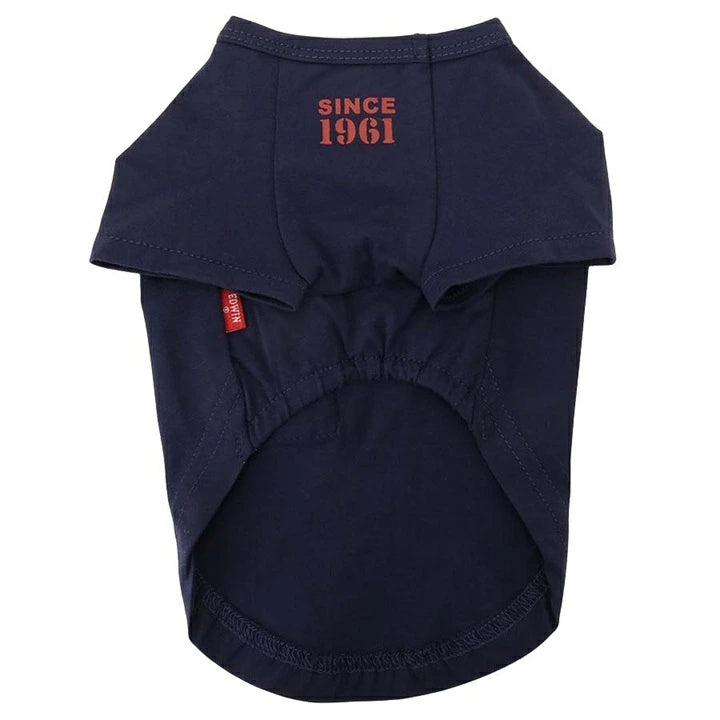 エドウイン EDWIN デニムポケットビッグロゴＴ【犬服 ドッグウエア ウエア トップス Tシャツ カジュアル】