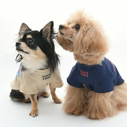 エドウイン EDWIN デニムポケットビッグロゴＴ【犬服 ドッグウエア ウエア トップス Tシャツ カジュアル】
