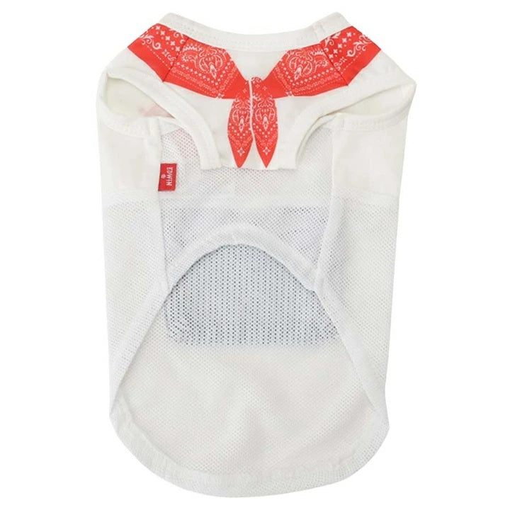 エドウイン EDWIN バンダナプリントクールメッシュタンク（保冷剤付き）【犬服 ドッグウエア ウエア トップス タンクトップ ノースリーブ カジュアル】