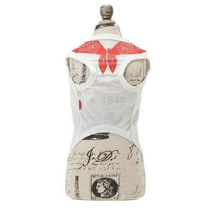 エドウイン EDWIN バンダナプリントクールメッシュタンク（保冷剤付き）【犬服 ドッグウエア ウエア トップス タンクトップ ノースリーブ カジュアル】