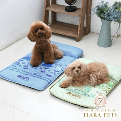 ロゴス LOGOS 枕付きクールベッド カエデ【犬用 ベット 枕 マットレス カジュアル】
