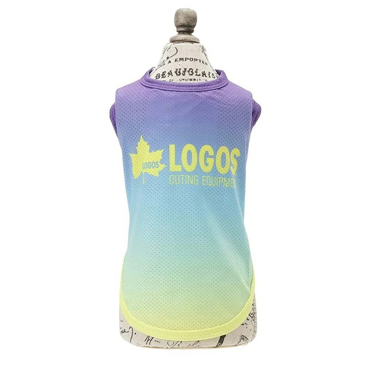 ロゴス LOGOS サマーグラデメッシュタンク【犬服 ドッグウエア ウエア トップス タンクトップ ノースリーブ カジュアル】