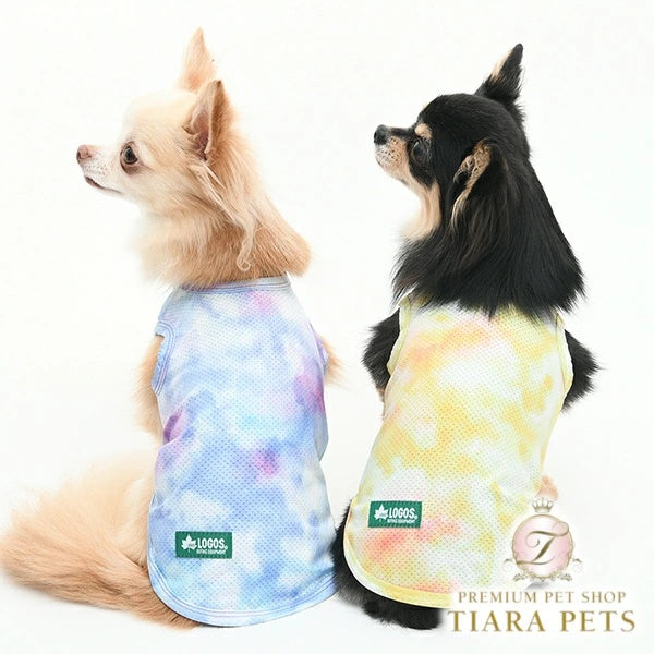 ロゴス LOGOS タイダイ柄メッシュノースリーブ【犬服 ドッグウエア ウエア トップス ノースリーブ タンクトップ カジュアル】