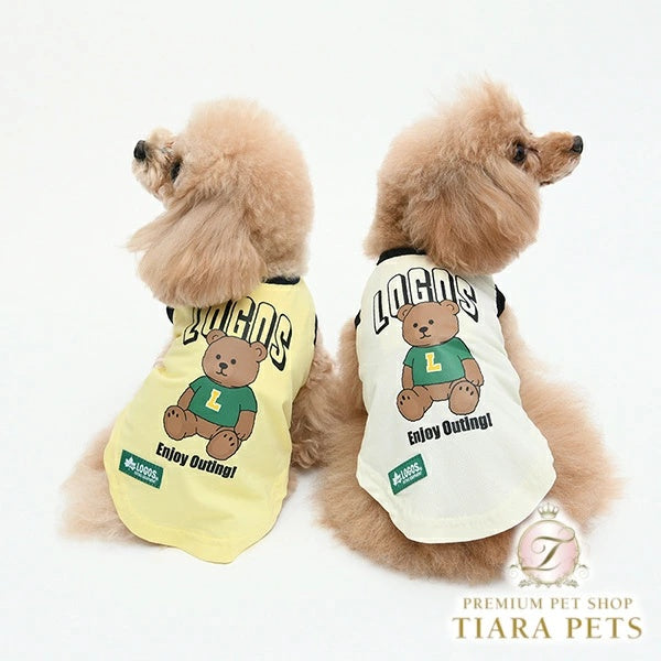 ロゴス LOGOS クマメッシュタンク【犬服 ドッグウエア ウエア トップス ノースリーブ タンクトップ カジュアル】