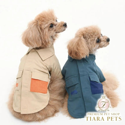 ロゴス LOGOS サラっとカジュアルシャツ【犬服 ドッグウエア ウエア トップス シャツ カジュアル】