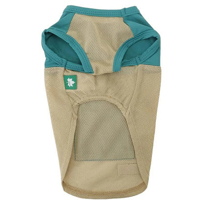 ロゴス LOGOS 切替クールメッシュタンク（保冷剤付き）【犬服 ドッグウエア ウエア トップス タンクトップ ノースリーブ カジュアル】