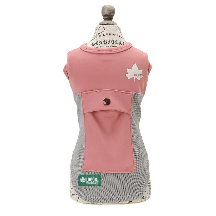 ロゴス LOGOS 切替クールメッシュタンク（保冷剤付き）【犬服 ドッグウエア ウエア トップス タンクトップ ノースリーブ カジュアル】