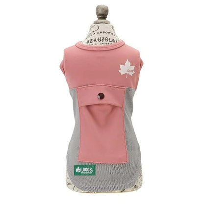 ロゴス LOGOS 切替クールメッシュタンク（保冷剤付き）【犬服 ドッグウエア ウエア トップス タンクトップ ノースリーブ カジュアル】