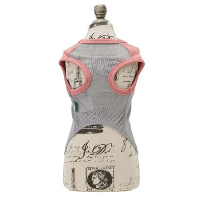 ロゴス LOGOS 切替クールメッシュタンク（保冷剤付き）【犬服 ドッグウエア ウエア トップス タンクトップ ノースリーブ カジュアル】