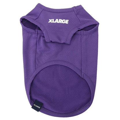 エクストララージ XLARGE ロゴナンバリングメッシュタンク【犬服 ドッグウエア ウエア トップス タンクトップ ノースリーブ カジュアル】
