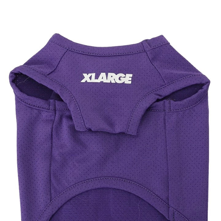エクストララージ XLARGE ロゴナンバリングメッシュタンク【犬服 ドッグウエア ウエア トップス タンクトップ ノースリーブ カジュアル】