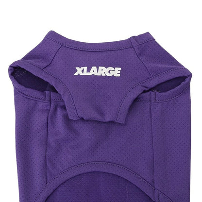 エクストララージ XLARGE ロゴナンバリングメッシュタンク【犬服 ドッグウエア ウエア トップス タンクトップ ノースリーブ カジュアル】