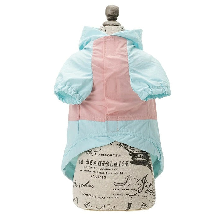 エックスガール X-girl 配色マウンテンパーカー【犬服 ドッグウエア ウエア トップス フーディ パーカー カジュアル】