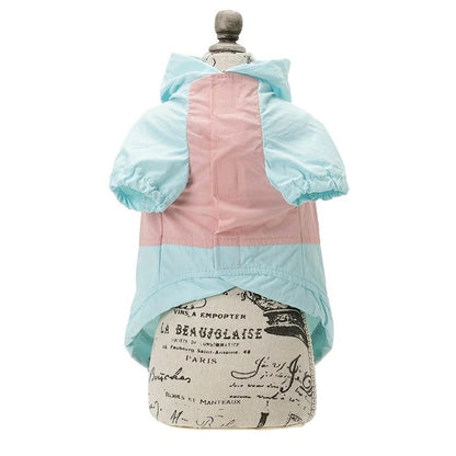 エックスガール X-girl 配色マウンテンパーカー【犬服 ドッグウエア ウエア トップス フーディ パーカー カジュアル】