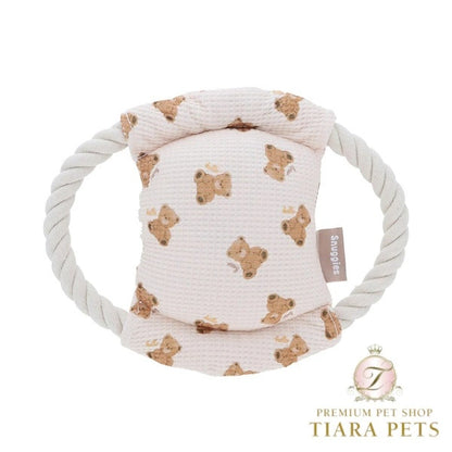 カルル Calulu クマさん柄ロープラウンドトイ【犬用 おもちゃ トイ】