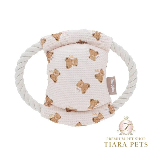 カルル Calulu クマさん柄ロープラウンドトイ【犬用 おもちゃ トイ】