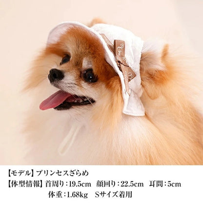 クレイジーブー CRAZYBOO レース生地帽子【犬用 帽子 ハット ひんやり COOL クール セレブ】