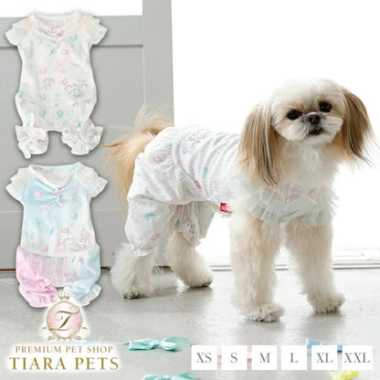 クレイジーブー CRAZYBOO マリン柄つなぎ【犬服 ドッグウエア ウエア つなぎ ズボン ロンパース セレブ】