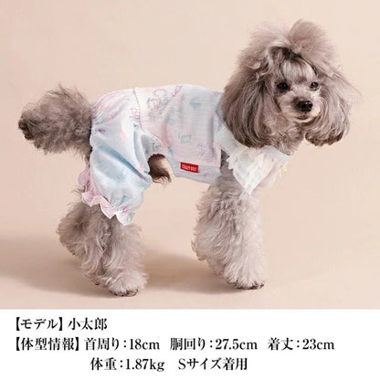 クレイジーブー CRAZYBOO マリン柄つなぎ【犬服 ドッグウエア ウエア つなぎ ズボン ロンパース セレブ】