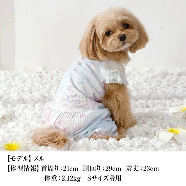 クレイジーブー CRAZYBOO マリン柄つなぎ【犬服 ドッグウエア ウエア つなぎ ズボン ロンパース セレブ】