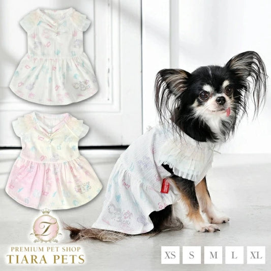 クレイジーブー CRAZYBOO マリン柄ワンピ【犬服 ドッグウエア ウエア ワンピース スカート ドレス セレブ】