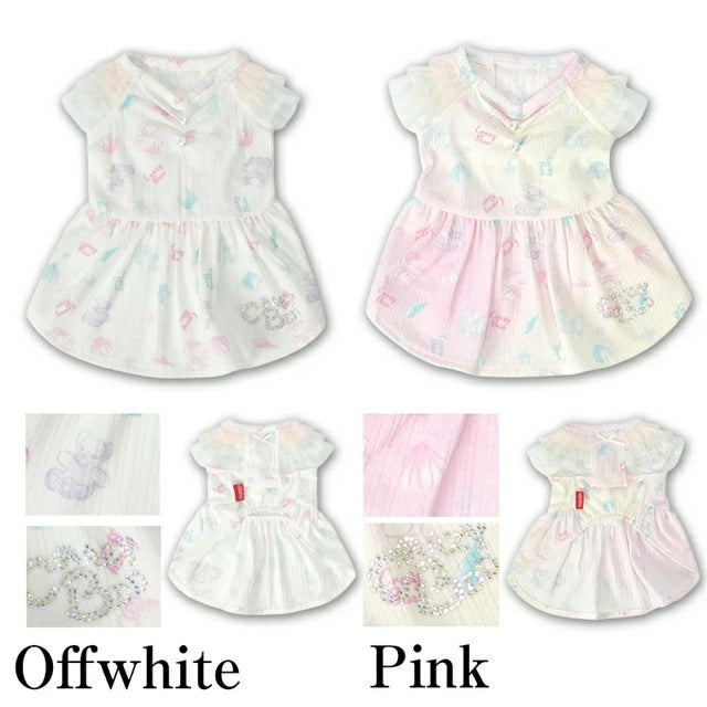 クレイジーブー CRAZYBOO マリン柄ワンピ【犬服 ドッグウエア ウエア ワンピース スカート ドレス セレブ】