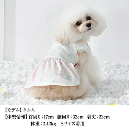 クレイジーブー CRAZYBOO マリン柄ワンピ【犬服 ドッグウエア ウエア ワンピース スカート ドレス セレブ】