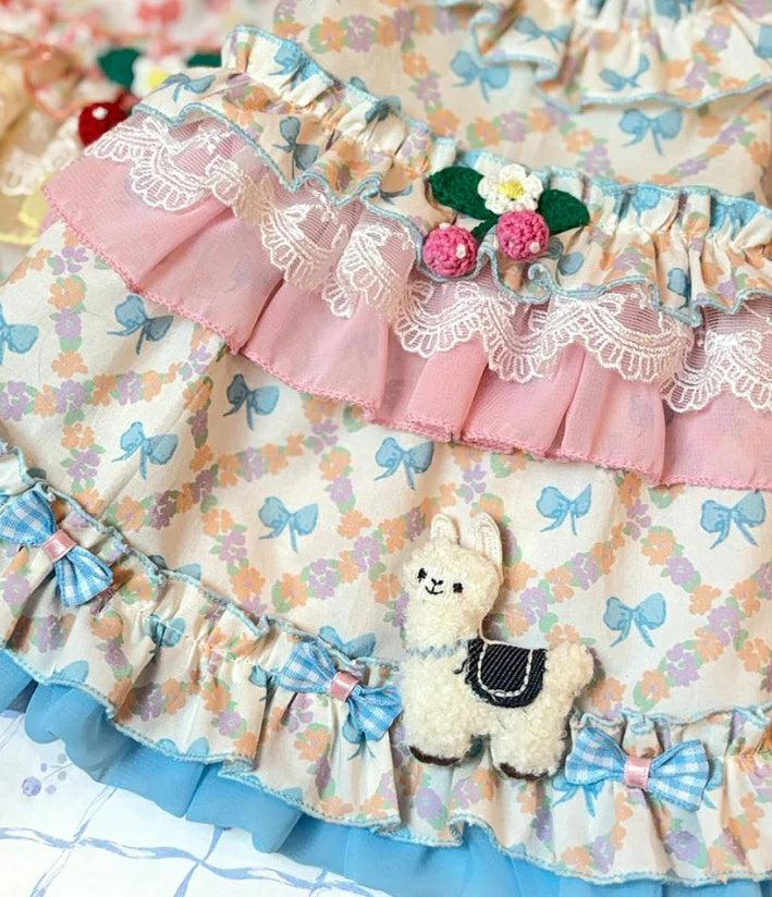 J&Kアニマルズ J&K animals ☆予約受付中☆ リボン ティアードOP【犬服 ドッグウエア ウエア ワンピース ドレス スカート】