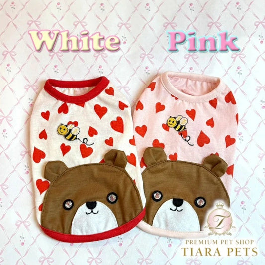 J&Kアニマルズ J&K animals ☆予約受付中☆ くまTシャツ【犬服 ドッグウエア ウエア トップス Tシャツ 半袖】