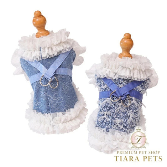 ゴッドピヴァ GODPIVA ★ご予約★ COOLデニムハーネス【犬用 ハーネス COOL クール セレブ】