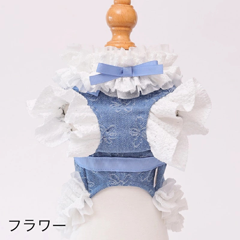 ゴッドピヴァ GODPIVA COOLデニムハーネス【犬用 ハーネス COOL クール セレブ】
