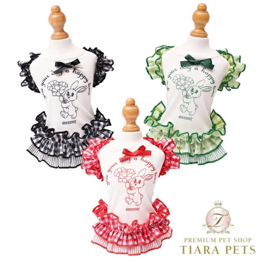 ゴッドピヴァ GODPIVA COOLラビットコラージュタンク【犬服 ドッグウエア ウエア タンクトップ ノースリーブ セレブ】