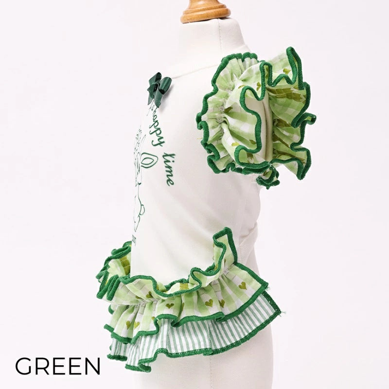 ゴッドピヴァ GODPIVA COOLラビットコラージュタンク【犬服 ドッグウエア ウエア タンクトップ ノースリーブ セレブ】