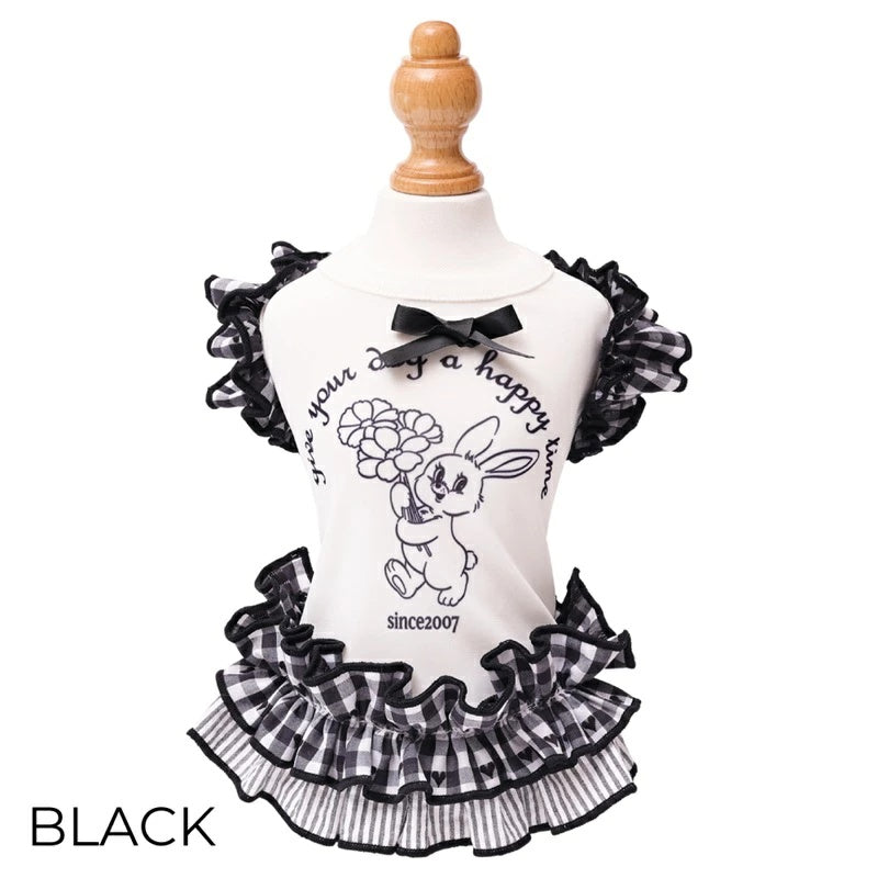 ゴッドピヴァ GODPIVA COOLラビットコラージュタンク【犬服 ドッグウエア ウエア タンクトップ ノースリーブ セレブ】