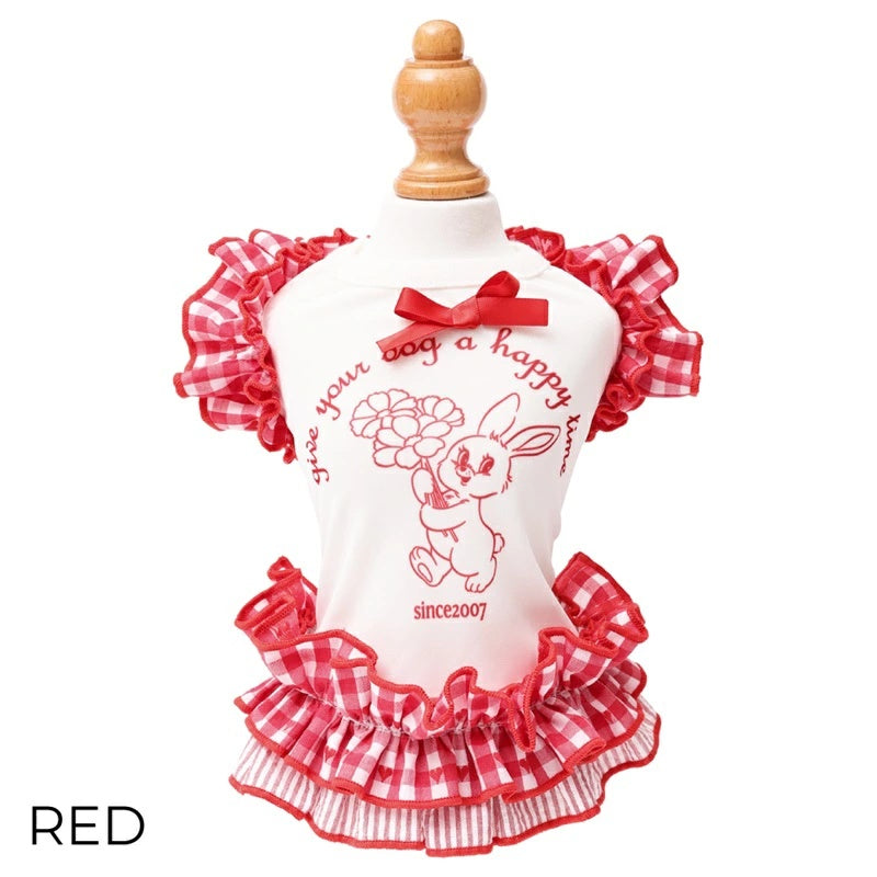 ゴッドピヴァ GODPIVA COOLラビットコラージュタンク【犬服 ドッグウエア ウエア タンクトップ ノースリーブ セレブ】