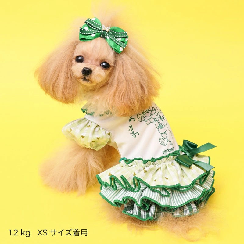 ゴッドピヴァ GODPIVA COOLラビットコラージュワンピース【犬服 ドッグウエア ウエア ワンピース ドレス スカート セレブ】