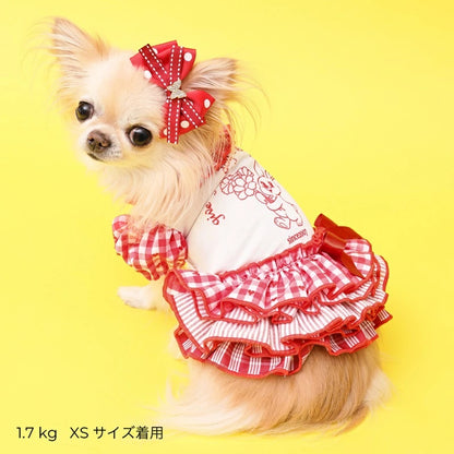 ゴッドピヴァ GODPIVA COOLラビットコラージュワンピース【犬服 ドッグウエア ウエア ワンピース ドレス スカート セレブ】