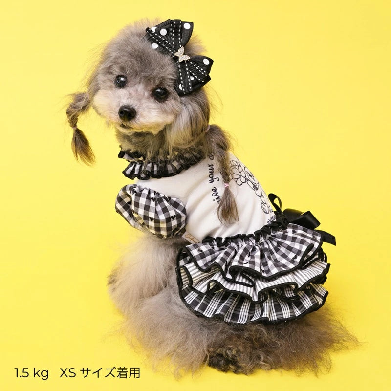 ゴッドピヴァ GODPIVA COOLラビットコラージュワンピース【犬服 ドッグウエア ウエア ワンピース ドレス スカート セレブ】