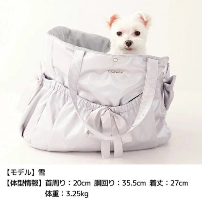 アントゥトゥ Un TouTou サテンキャリーバッグ【犬服 キャリーバッグ トートバッグ お出掛け セレブ】