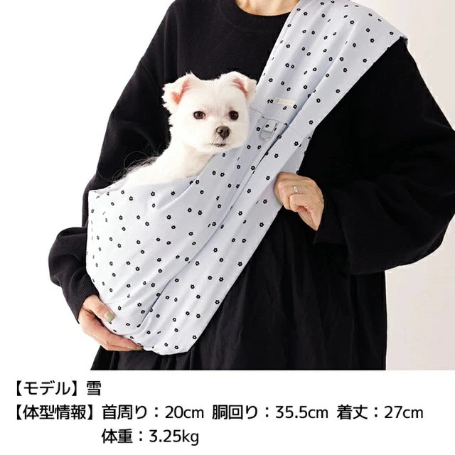 アントゥトゥ Un TouTou ドットスリングバッグ【犬服 キャリーバッグ スリングバック お出掛け セレブ】