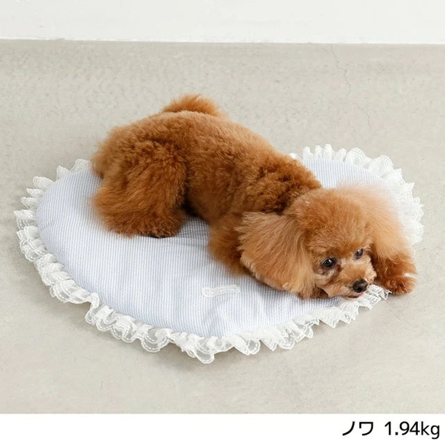 アントゥトゥ Un TouTou フリルハートベッド【犬用 マット カフェマット セレブ】
