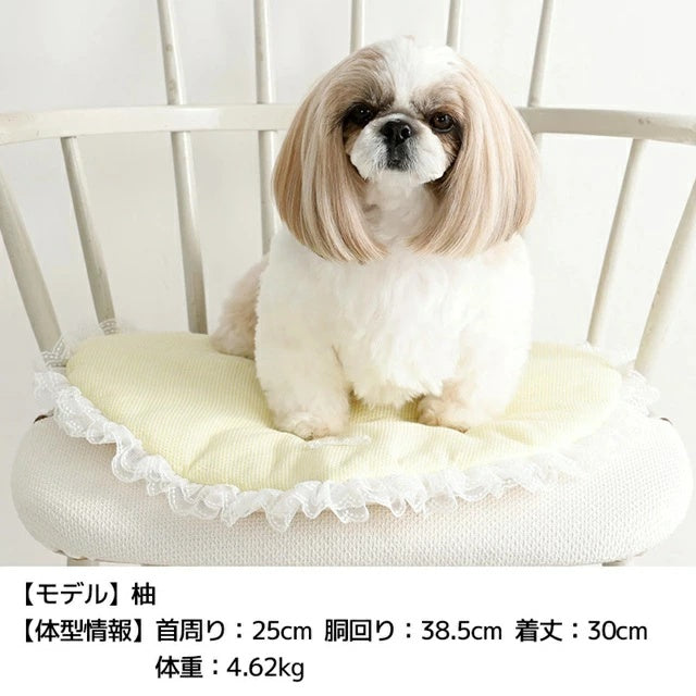 アントゥトゥ Un TouTou フリルハートベッド【犬用 マット カフェマット セレブ】