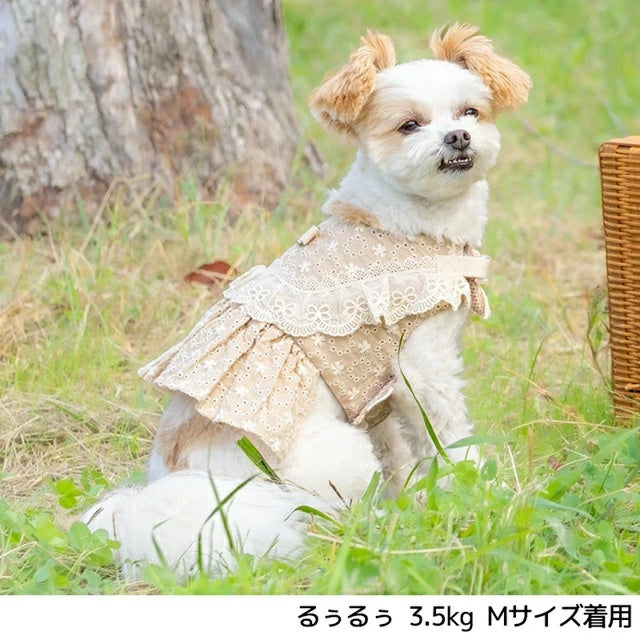 アントゥトゥ Un TouTou ナチュラルレースハーネス【犬用 ハーネス 一体型 お散歩 セレブ】