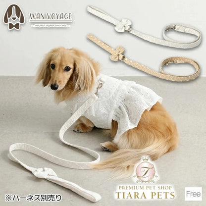 アントゥトゥ Un TouTou ナチュラルレースリード【犬用 リード お散歩 セレブ】