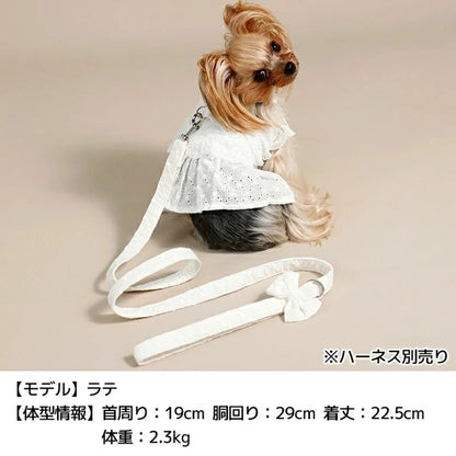 アントゥトゥ Un TouTou ナチュラルレースリード【犬用 リード お散歩 セレブ】