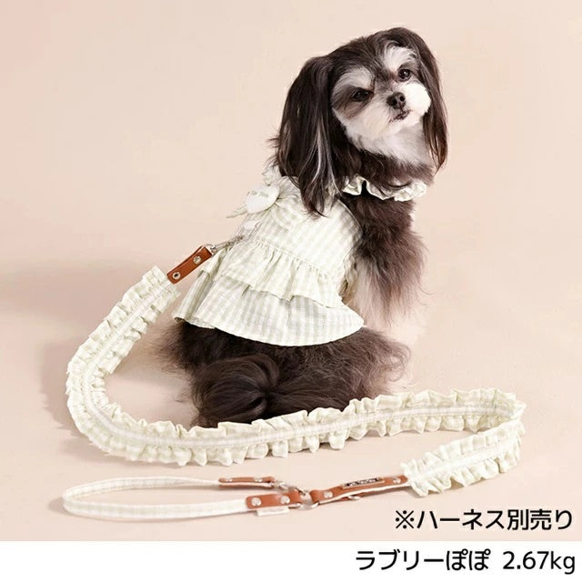 アントゥトゥ Un TouTou フリルリード【犬用 リード お散歩 セレブ】